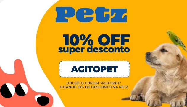Petz - cupom AGITOPET 10% OFF