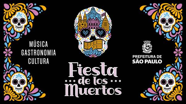 1ª edição da Fiesta de Los Muertos no Centro Histórico de São Paulo